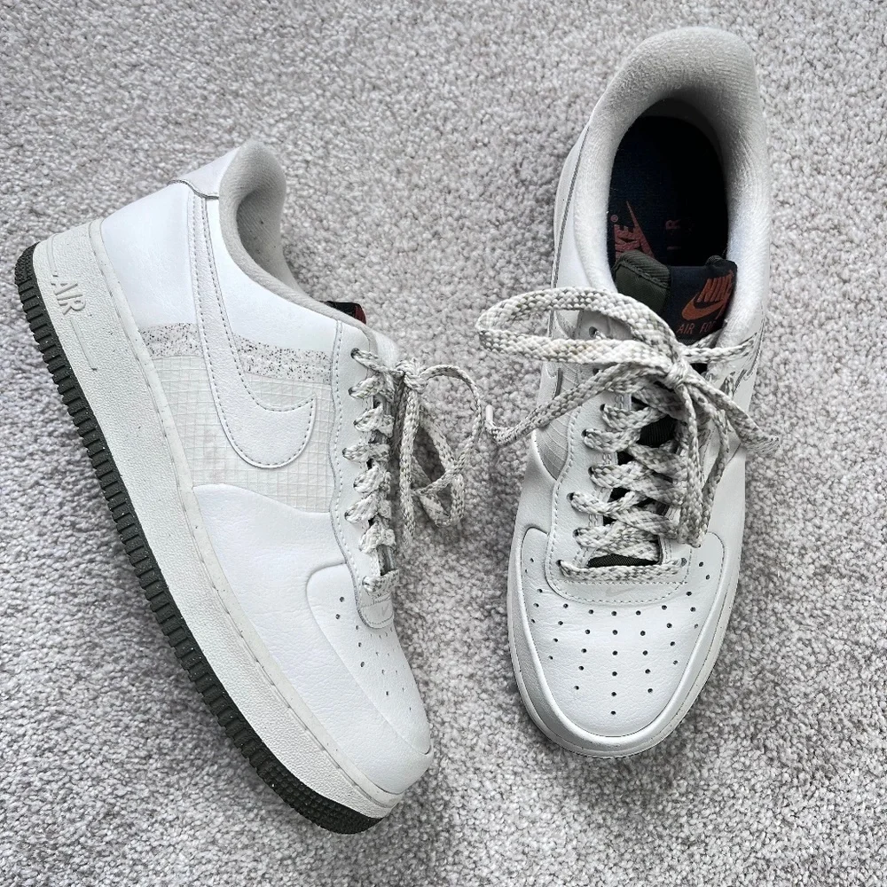 NEW Nike Air Force 1 ‘07 LV8 Cargo Khaki Dark Russet 7.5